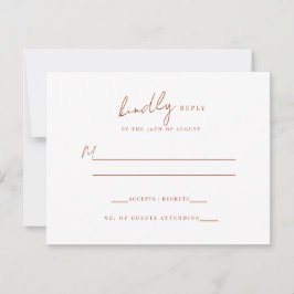 Formele rustieke Floral Crest RSVP Monogram Huweli