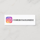 formele sociale media mini visitekaartje (Voorkant)