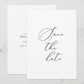 Formele sparen de Kaart van de Datum (Voorkant / Achterkant)