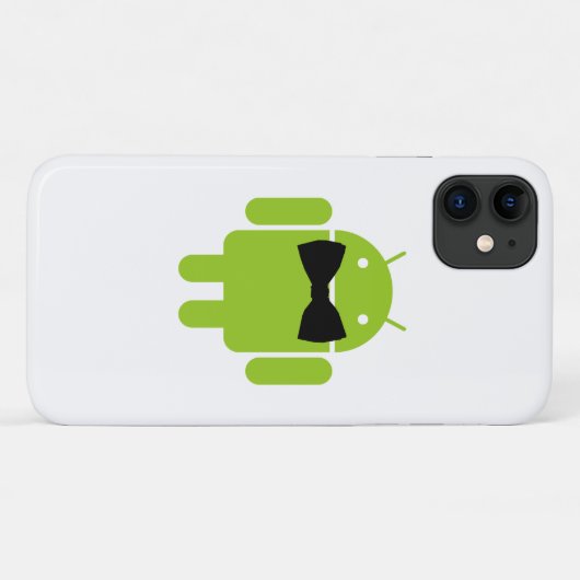 Formele stijl Android Robot-pictogram Case-Mate iPhone Case (Achterkant (horizontaal))