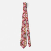 Formele stropdas | Marmer roze & goud (Voorkant)