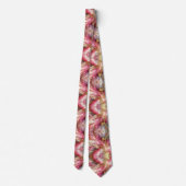 Formele stropdas | Marmer roze & goud (Achterkant)