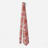 Formele stropdas | Marmer roze & goud (Achterkant)