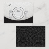 Formele tafel Zitplaats Kaart Plaatskaartje (Voorkant / Achterkant)