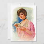  formele thee-Vrijgezellenfeest M&D Kaart (Voorkant)