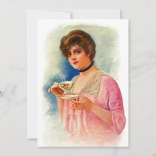 formele thee-Vrijgezellenfeest M&D Kaart (Voorkant)