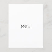 Formele traditionele uitnodiging tot weddenschap o (Achterkant)