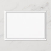 Formele Trouw-QR-code RSVP-kaart Informatiekaartje (Achterkant)