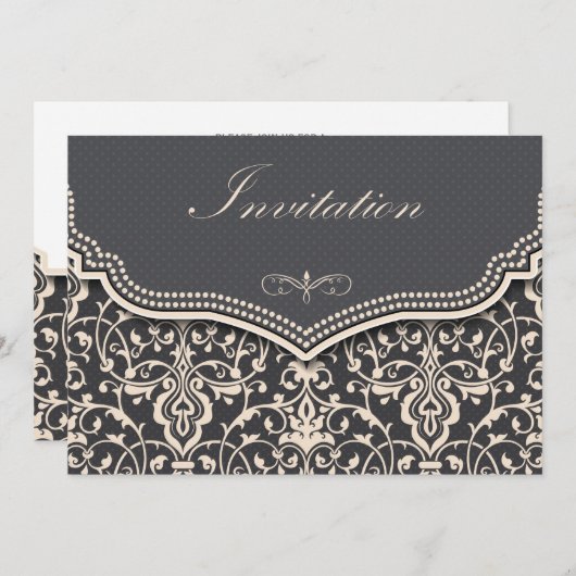 Formele uitnodiging (Voorkant / Achterkant)