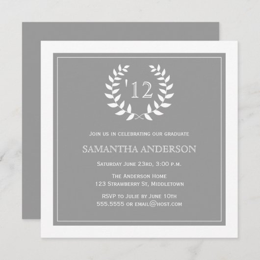 Formele uitnodiging tot het indienen van Afstudere (Voorkant / Achterkant)