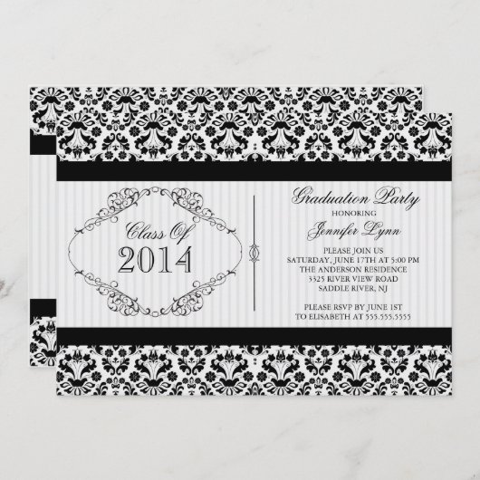 Formele uitnodiging tot het indienen van een Dama (Voorkant / Achterkant)