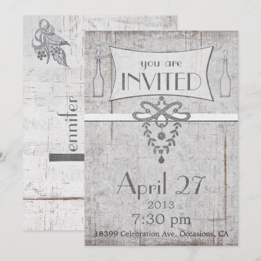 Formele  uitnodiging tot uitboeking via de golfbaa (Voorkant / Achterkant)