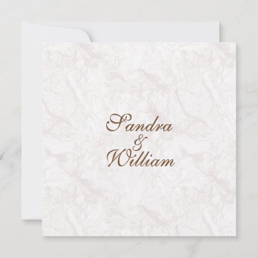 Formele uitnodiging tot weddenschap in Granite (Achterkant)