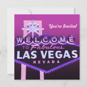 Formele uitnodiging voor een Las Vegas-huwelijk of