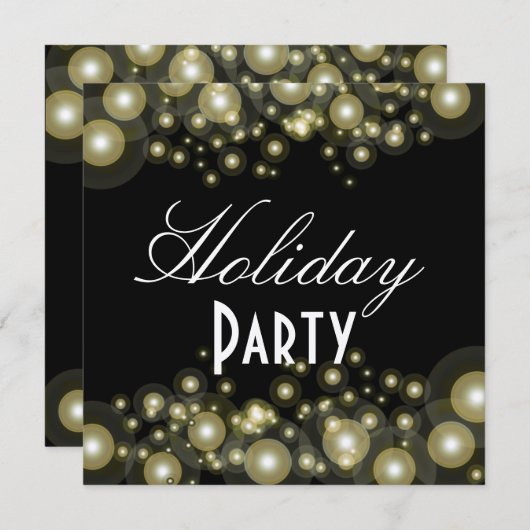 Formele uitnodigingen, champagnebellen kaart (Voorkant / Achterkant)