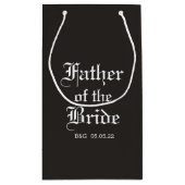 Formele vader van de Bride Small Gift Bag Klein Cadeauzakje (Achterkant)