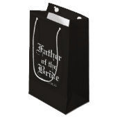 Formele vader van de Bride Small Gift Bag Klein Cadeauzakje (Voorkant Gekanteld)