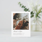 Formele Verloving van de Titel sparen de Datum Briefkaart (Staand voorkant)