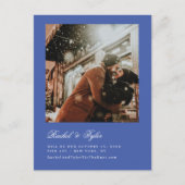 Formele verlovingsaankondiging met bewaarde datum briefkaart (Voorkant)