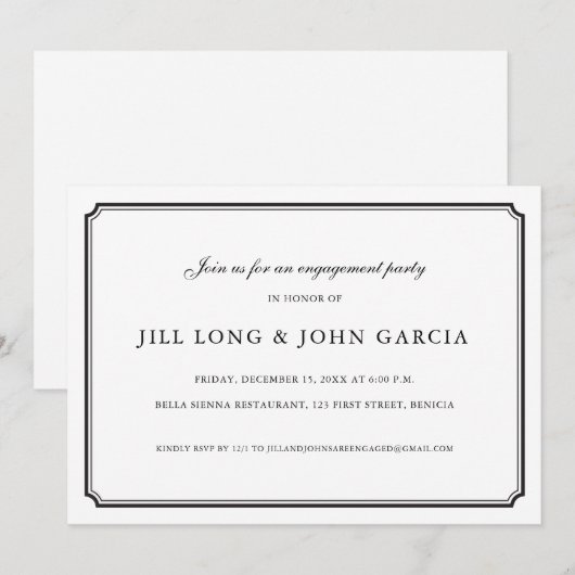 Formele Verlovingsgroep Kaart (Voorkant / Achterkant)