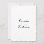 Formele Victoriaanse bruidsmeisjes Kaart (Achterkant)