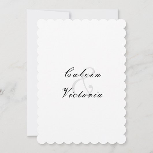 Formele Victoriaanse bruidsmeisjes Kaart (Achterkant)