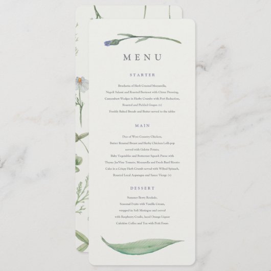 FORMELE VLOERINGEN MENU (Voorkant / Achterkant)