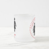 formele vriendinnen matglas koffiemok (Center)