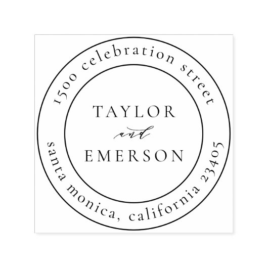 Formele weddenschappen en retouradres  zelfinktende stempel (Design)