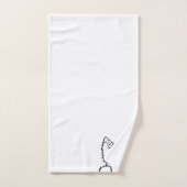 Formele Westie Meisje Bad Handdoek (Handdoek)