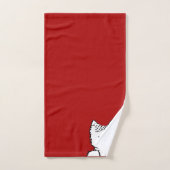 Formele Westie-meisje Bad Handdoek (Handdoek)