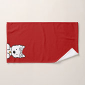 Formele Westie-meisje Bad Handdoek (Handdoek)