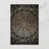 Formele whisky-handleiding Drawn Black and Gold We Informatiekaartje (Achterkant)