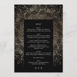 Formele whisky-handleiding Drawn Black and Gold We Menu