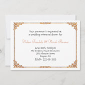 Formele Wit-trouwrepetitie Inbeluitnodiging Kaart (Voorkant)