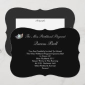 Formele Zilveren Kroon Uitnodiging IV-Autograph Te (Voorkant / Achterkant)