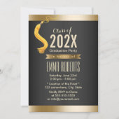 Formele zwart-wit en goud van de GraduPartij Kaart (Voorkant)