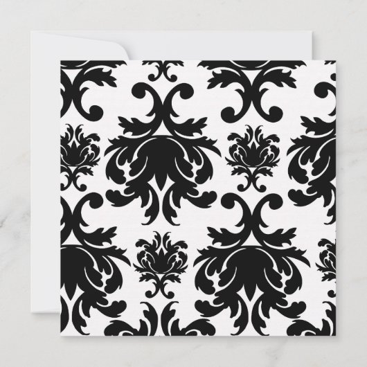  formele zwarte damp kaart (Achterkant)