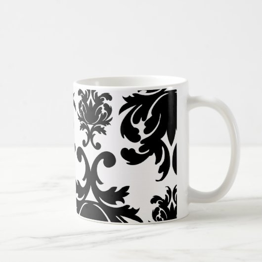 formele zwarte damp koffiemok (Rechts)
