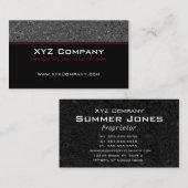 Formele Zwarte (rode lijn) Visitekaartje (Voorkant / Achterkant)