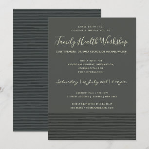 FORMELE ZWARTE STREEPLIJN WORKSHOPSEMINAR EVENEMEN KAART