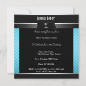 Formele zwarte Stropdas geboortedag Kaart (Voorkant)