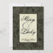 Formele Zwarte Uitnodiging (Achterkant)