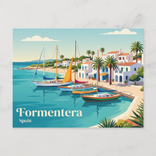 Formentera, La Savina, Balearen, Spanje Briefkaart