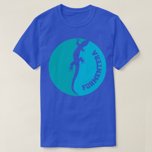 Formentera Lizard Design T-shirt (Design voorkant)