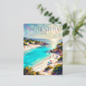 Formentera Spanje Briefkaart (Staand voorkant)