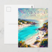 Formentera Spanje Briefkaart (Voorkant / Achterkant)