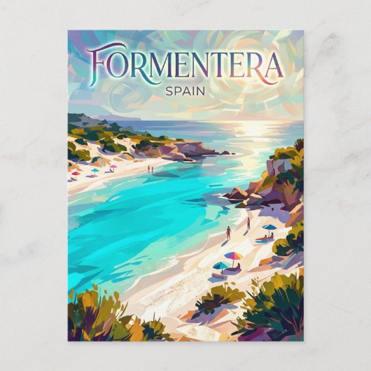 Formentera Spanje Briefkaart (Voorkant)