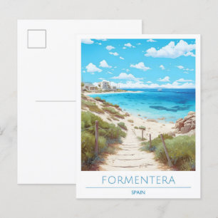 Formentera Spanje Reizen Briefkaart