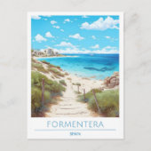 Formentera Spanje Reizen Briefkaart (Voorkant)